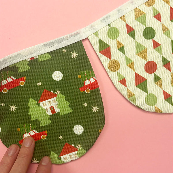 Sew-Your-Own Festive Christmas bunting | craft kit