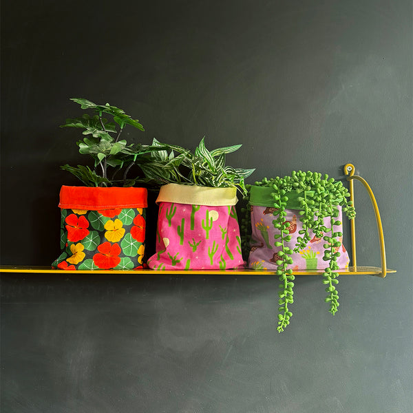 Plant cosy or basket | Cactus print