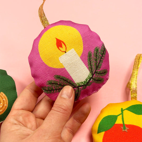 Sew-Your-Own Set of Cosy Christmas Tree Decorations | craft kit