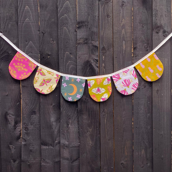 Sewing project | Midsummer night bunting | make your own