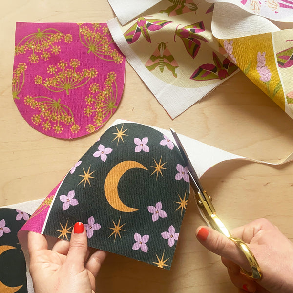 Sewing project | Midsummer night bunting | make your own