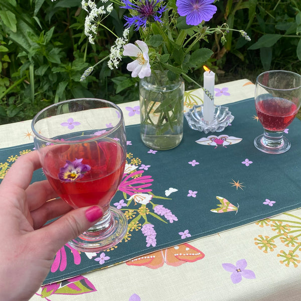 Midsummer night table runner | double sided | made to order