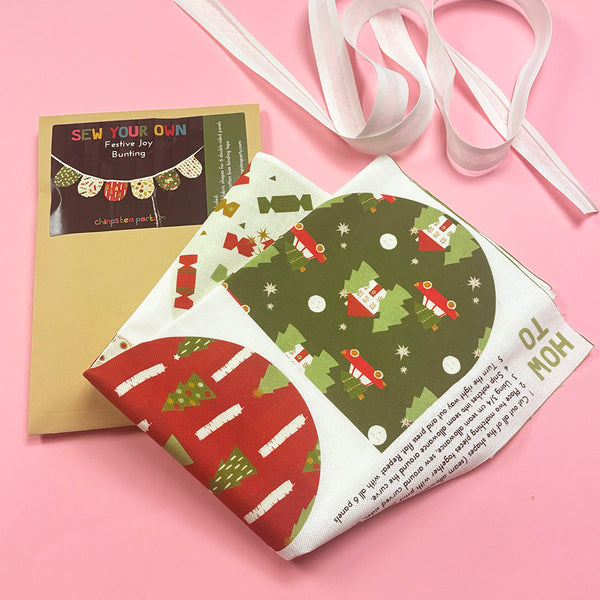 Sew-Your-Own Festive Christmas bunting | craft kit