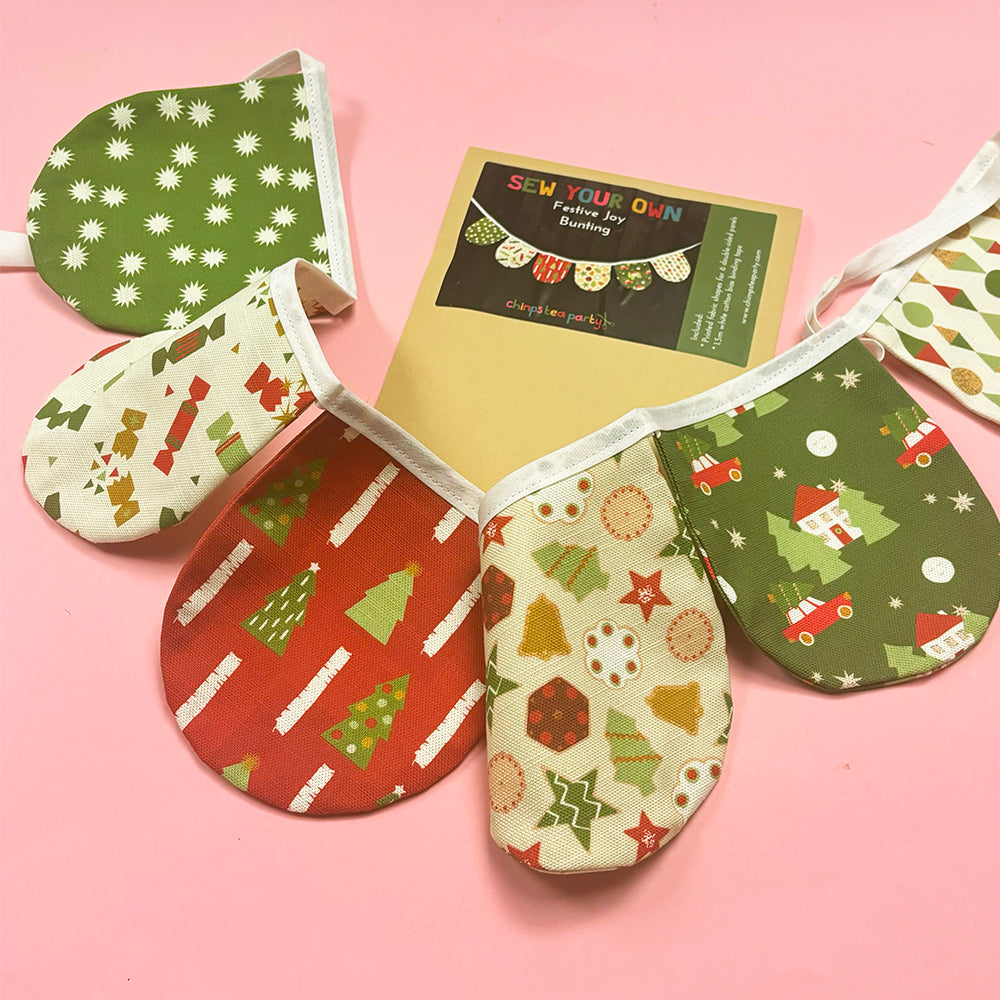 Sew-Your-Own Festive Christmas bunting | craft kit