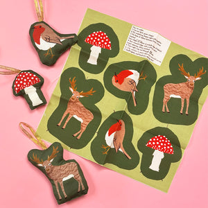 Sew-Your-Own Set of Woodland Tree Decorations | craft kit