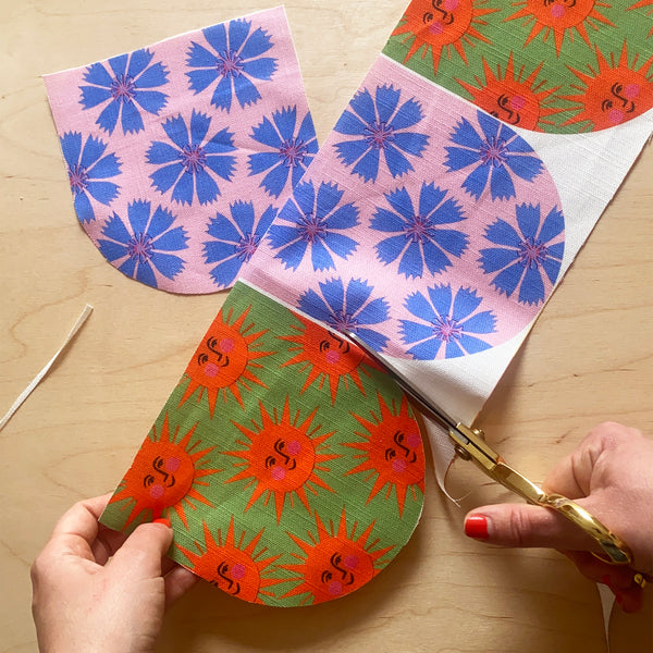 Summer solstice bunting | sewing project | make your own