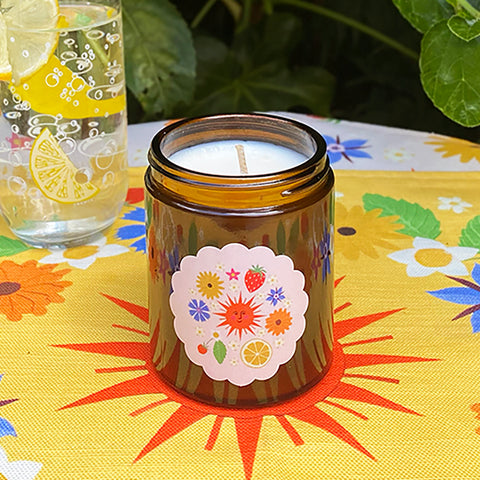 Summer solstice scented candle