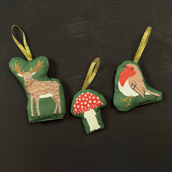 Sew-Your-Own Set of Woodland Tree Decorations | craft kit