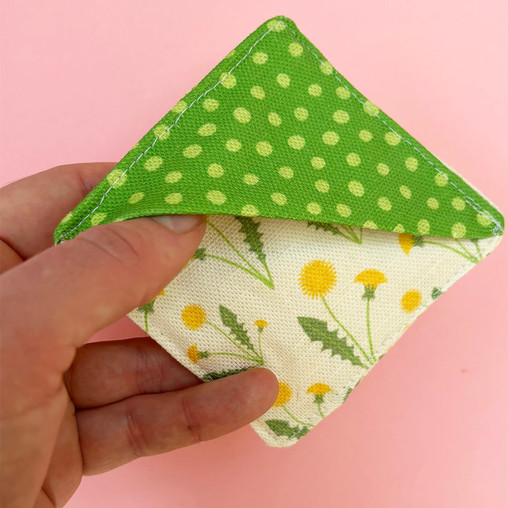 Fabric bookmark | Dandelion