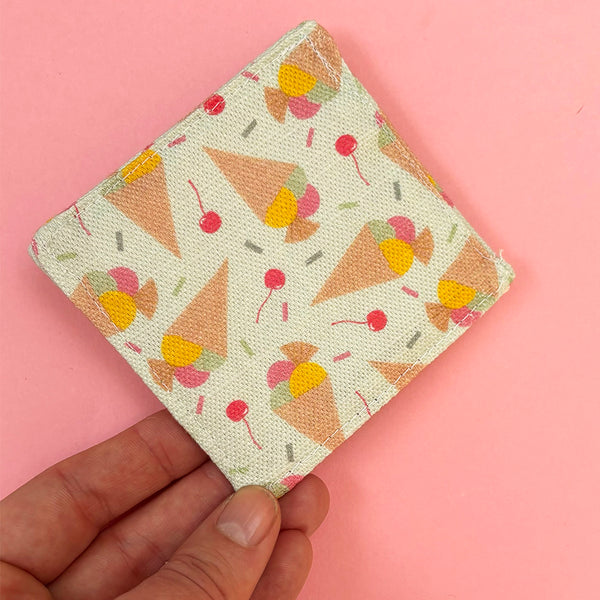 Fabric bookmark | Ice creams