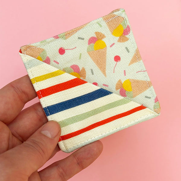 Fabric bookmark | Ice creams