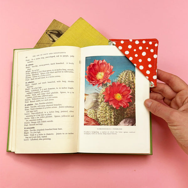 Fabric bookmark | Dandelion