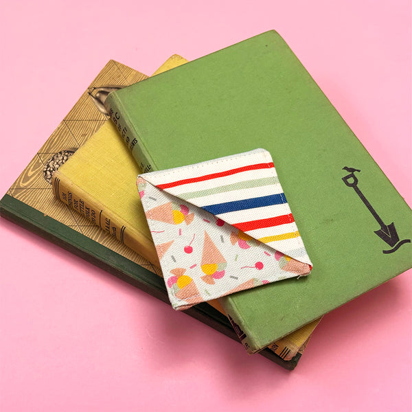 Fabric bookmark | Ice creams