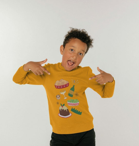 Christmas Dinner children's jumper